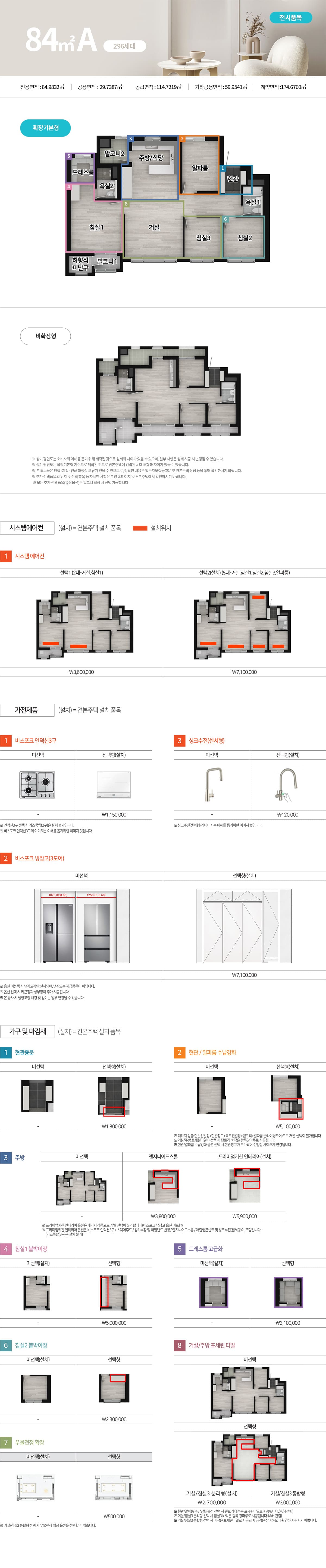 휴먼빌 일산 클래스원 84A타입