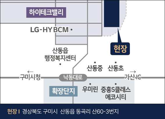 신확장 로제비앙 현장 주소
